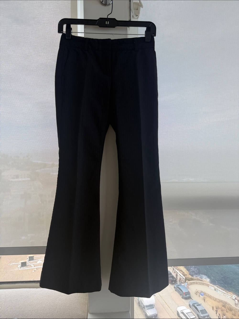 Theory Black Men's Dress Pants - Flared Leg